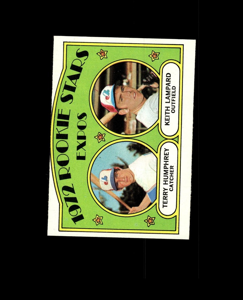 1972 Topps 489 Rookie Stars Terry Humphrey RC/Keith Lampard POOR #D1,490137