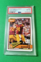 Sam Darnold (1) 2018 ROOKIE PANINI CLASSICS Green Back ONLY 1 PSA 8 EXISTS read