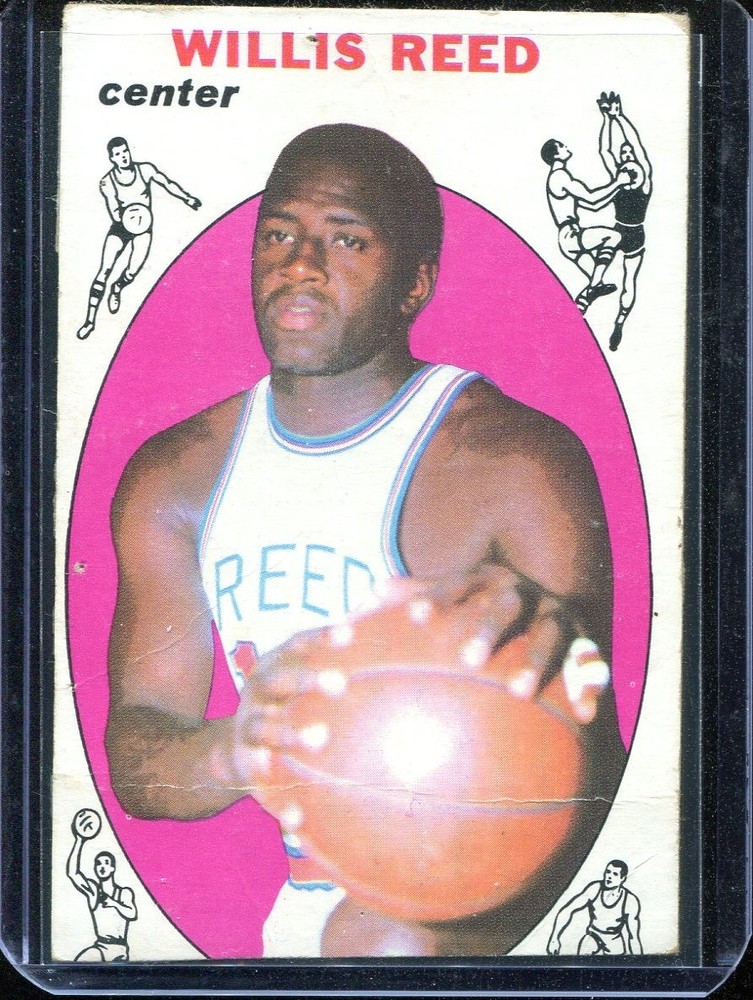 1969 Topps Basketball # 60 Willis Reed (PR) Trimmed Poor