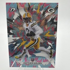Topps Resurgence Matthew Golden RC #133 Blue/Pink Shock Green Bay Packers NFL