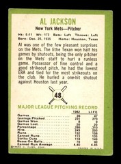 1963 Fleer #48 Al Jackson Mets VG-EX *9s