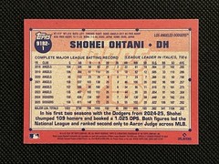 2026 Topps Shohei Ohtani L.A. Dodgers 1991 MLB Baseball Card # 91B2-1