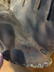 Mickey Mantle Rawlings Glove MM 9 1950s
