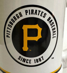 Pittsburgh Pirates Oktoberfest Ceramic Beer Stein 9/22/2018 White 6.5 Inches NIB
