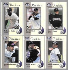1994 Colorado Rockies Police Safety Cards Lot 20 Diff x 12 + 72 = 312 Cards