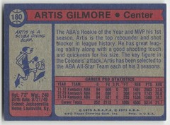 1974-75 Topps #180 Artis Gilmore BASKETBALL Kentucky Colonels