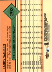 2005 Fleer Tradition #293 Larry Walker – BB