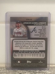 2025 Topps Stadium Club Spencer Schwellenbach Rookie Auto SCBA-SS Atlanta Braves