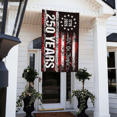 250th Anniversary American Flag 3×5 FT 3-Layer 36 inches by 60 inches, Black