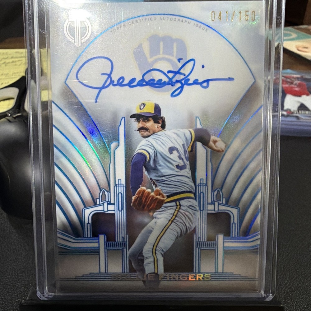 2026 Topps Tribute – Tribute Autographs Rollie Fingers Blue /150