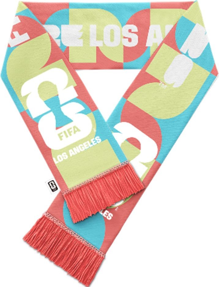 FIFA WORLD CUP 2026 OFFICIAL LOS ANGELES LA HOST CITY 60&Prime; SCARF FREE SHIPPING