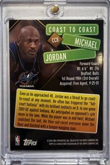 2002-03 Topps – Michael Jordan Coast to Coast #CC8 Washington Wizards/ Bulls HOF