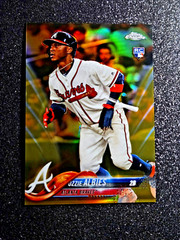 2018 Topps Chrome Ozzie Albies Rookie Gold Refractor /50 RC #72 MINT GRADE ME 💥