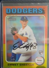 2024 Topps Heritage – Emmet Sheehan #187 Chrome Refractor /575 (RC)