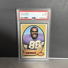 1970 Topps – Alan Page #59 (RC) Minnesota Vikings PSA 6