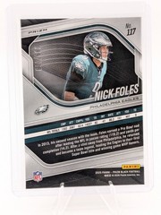 2025 Panini Prizm Black Nick Foles Purple Ice Prizm /149 #117