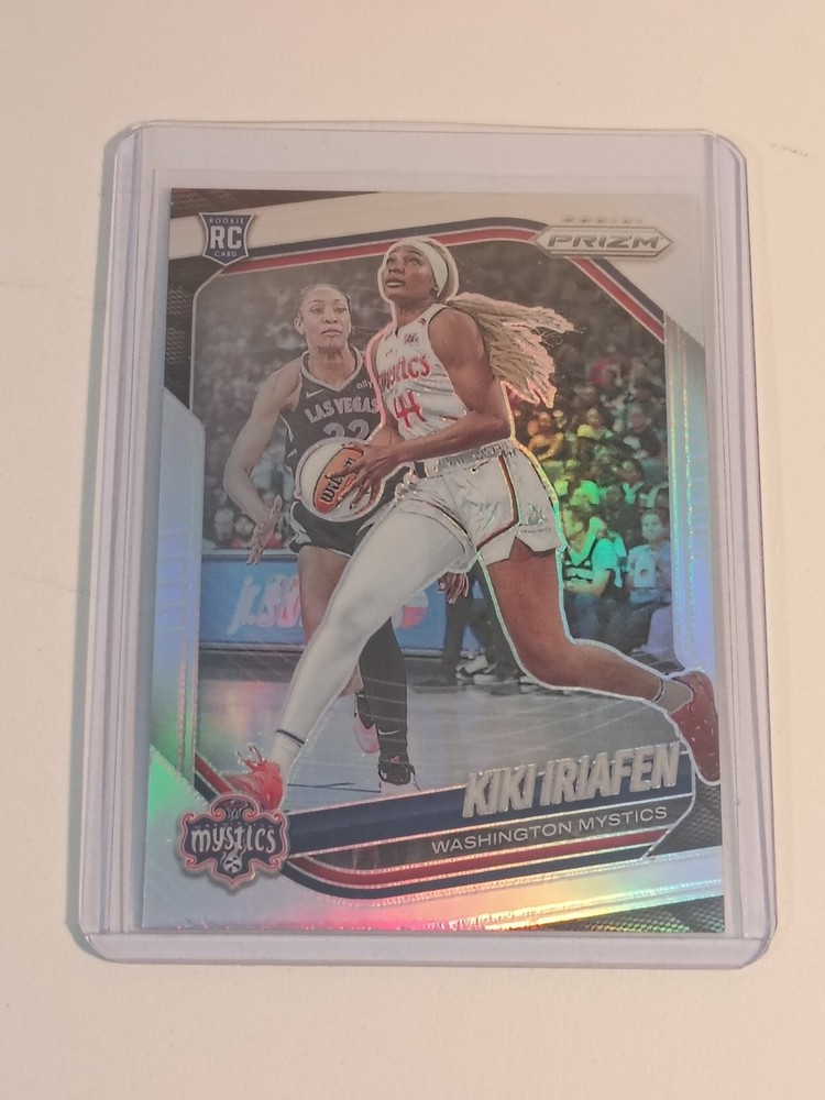 Kiki Iriafen 2025 Prizm WNBA Silver Rookie Card #72 Washington Mystics