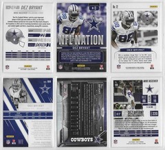 Dez Bryant Dallas Cowboys 12 Card Lot PRIZM Mini Press Proof Camo Inserts NFL