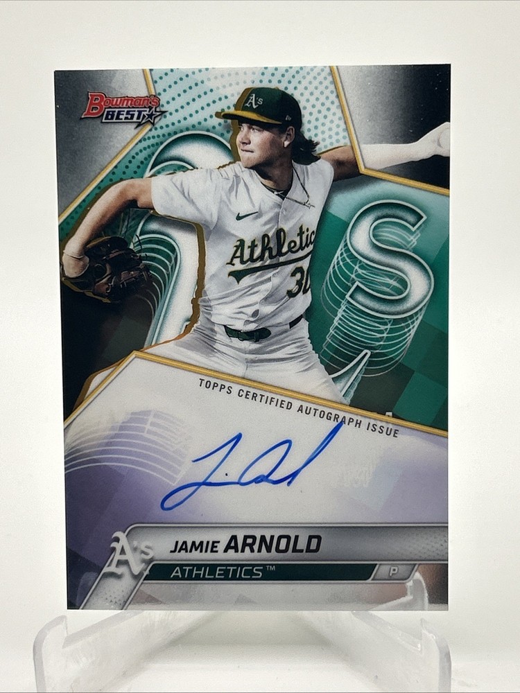 2025 Bowman&rsquo;s Best – Best of 2025 Autographs Jamie Arnold #B25-JA (AU, RC)
