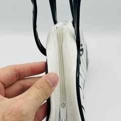 Hanshin Tigers Purse One Size White Black Pinstripe Japan NPB Baseball Bag
