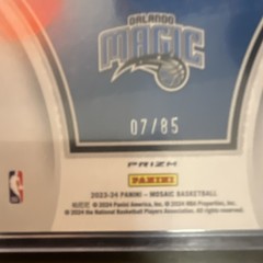 Panini 2023-24 Mosaic Anthony Black Introductions RC Blue Fast Break #2 /85