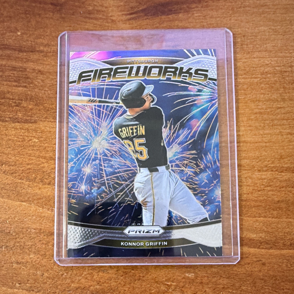 Panini 2025 Prizm Fireworks Insert Konnor Griffin Pittsburgh Pirates #25