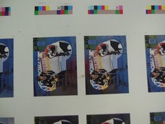 MARIO LEMIEUX ERIC LINDROS FULL SHEET 1996 LEAF DONRUSS RARE printing proof