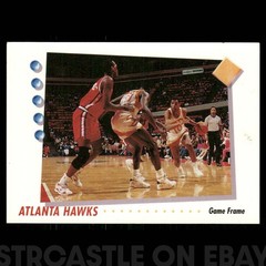 Dominique Wilkins John Battle 1991-92 SkyBox #405 Game Frame 🏀 Basketball Card
