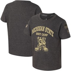 Toddler Colosseum Charcoal Michigan State Spartans OHT Military Appreciation