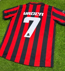 Star Wars Camisa de Futbol Retro, Vader #7 (Talla Grande)