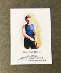 Willard Bean Handmade Custom Sports Card, LDS Boxer, Latter-Day Saint