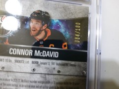 2021 Metal Universe #1 Connor McDavid PMG Precious Metal Gems Red /100 CSG 7.5
