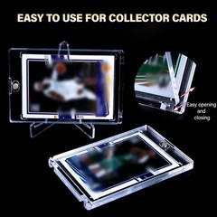 1-20Pack 55pt-180pt Magnetic Card Holder Sleeve One-Touch For Trading Cards US