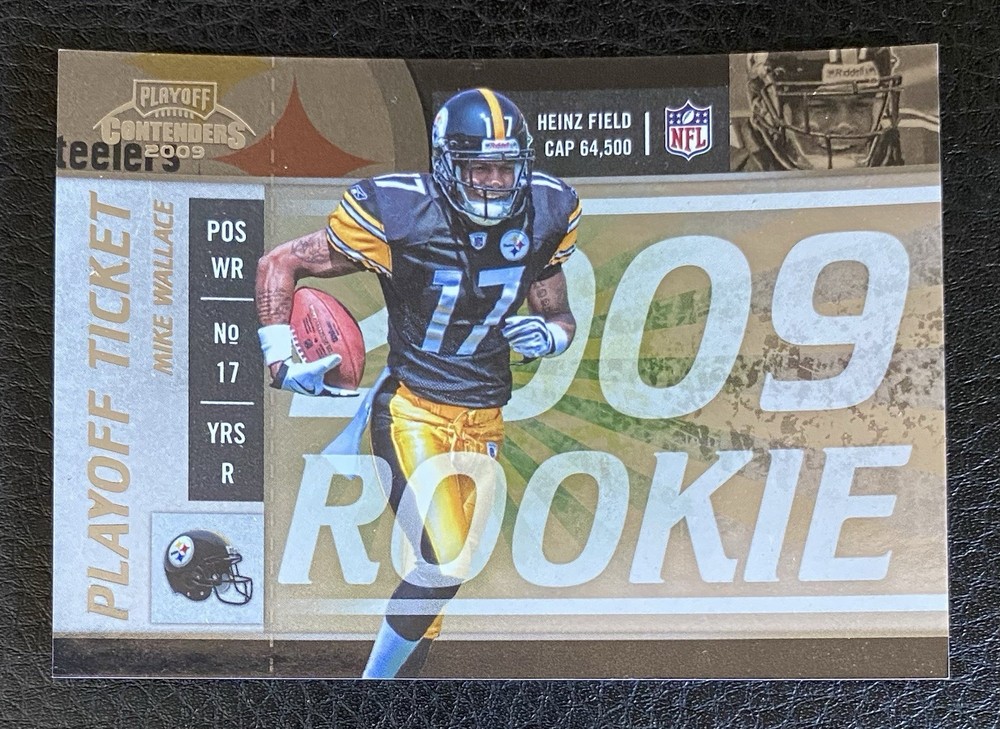 2009 Mike Wallace Playoff Contenders Playoff Rookie Ticket 50/99