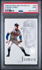 1999 SkyBox Molten Metal #43F Chipper Jones Atlanta Braves Fusion PSA 9! Low Pop