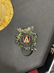 Atlanta United 2026 Founding Member Collectors Set With Medal, Pins And Banner