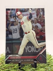 2023 MLB TOPPS NOW Card #727 Shohei Ohtani 43rd HR Homer Is Grand Slam