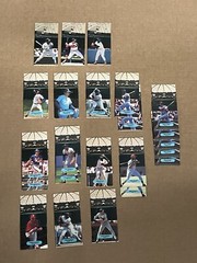LEAF DONRUSS ALL-STAR 26 CARD FOLDOUT POP OUT LOT 5-1985 21-1986 MULTIPLES