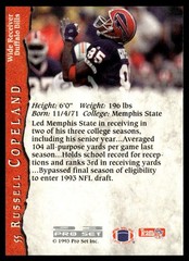 1993 Pro Set Russell Copeland Rookie Buffalo Bills #55