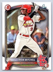 RYAN MITCHELL CARDINALS RC 1st card 2025 BOWMAN DRAFT #BD-77