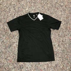 Uniqlo Soccer Mesh Black Soccer Jersey Summer Short Sleeve T-Shirt Brand New XL