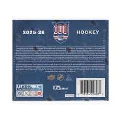 2025-26 Upper Deck New York Rangers Centennial Hockey 105Ct. Box Factory Sealed