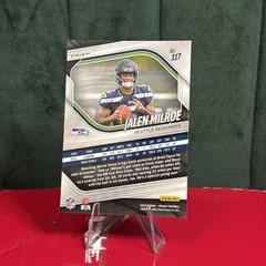 2025 Panini Prizm – Rookies Jalen Milroe #317 Black & Blue Checker Prizm (RC)