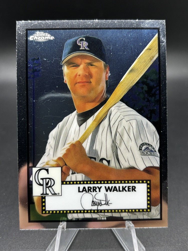 2021 Topps Chrome Platinum Anniversary #527 Larry Walker Colorado Rockies