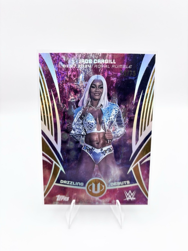 2025 Topps WWE Universe Dazzling Debuts Jade Cargill 2024 Rumble DDE-3 55/75