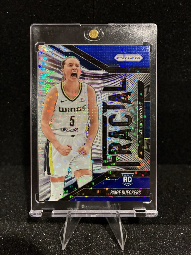 2025 Panini Prizm WNBA Paige Bueckers Fractal Blue Pulsar /199 Rookie Card (RC)