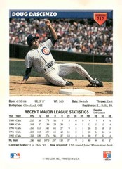 1993 Donruss #212 Doug Dascenzo