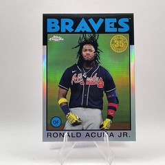 2021 Topps Chrome 1986 Redux #86BC-3 RONALD ACUNA JR. Atlanta Braves