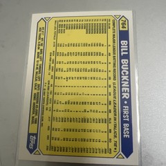 1987 Topps – Bill Buckner #764 Tiffany