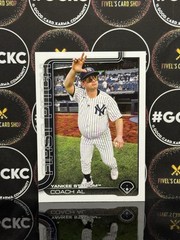 2025 Topps Series 1 Baseball Nicky Cass Coach Al First Pitch SSP #FP-4 Yankees